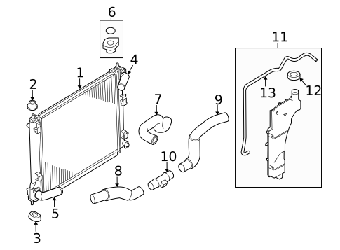 Radiator & Components for 2012 Nissan Juke #0
