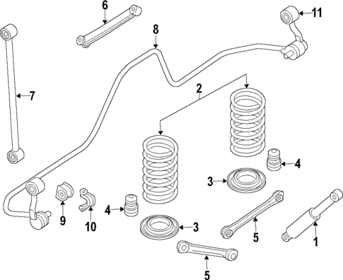 Rear Suspension for 2005 Dodge Durango #1