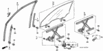 90011896000 - Body/Air Conditioning: BOLT, FLANGE (6X8) for Honda Image