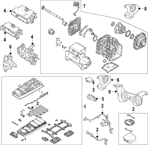 Traction Motor Components for 2024 Ford F-150 Lightning #0