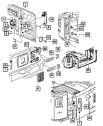 68079246AB - Body Sheet Metal Except Doors: Tailgate for Jeep: Wrangler, Wrangler JK Image