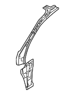 K2AB7124X - Body: Inner Pillar for Kia: Sephia, Spectra Image