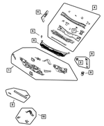 5076289AM - Body Sheet Metal Except Doors: Dash Panel for Mopar Image