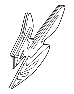 68617667AA - Body: Emblem for Dodge: Hornet Image