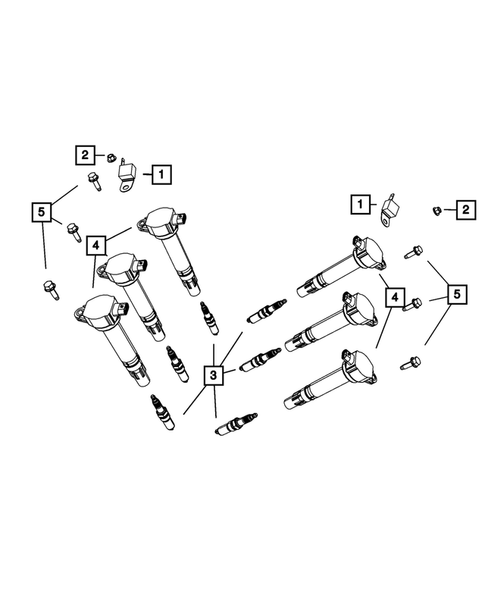 Ignition - Spark Plugs, Cables, Coils, and Glow Plugs for 2014 Chrysler 200 #0