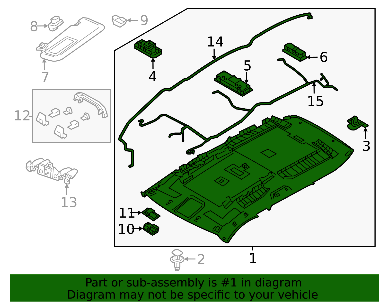 2024-2025 Mazda CX-90 Headliner KMV6-68-03ZA-06 | OEM Parts Online