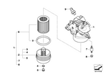11427834730 - : Oil Filter Cover for BMW Image