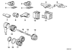 12521706091 - Engine Electrical System: Plug Housing for BMW Image