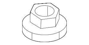 W721638S439L - Engine: Engine Mount Nut for Ford Image