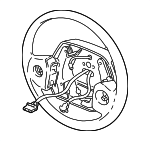5EH10DX9AC - Steering: Steering Wheel for Dodge: B1500, B2500, B3500, Dakota, Durango, Ram 1500, Ram 1500 Van, Ram 2500, Ram 2500 Van, Ram 3500, Ram 3500 Van Image