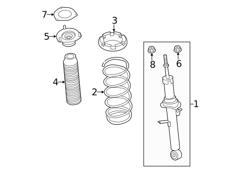 Struts & Components for 2015 INFINITI Q40 #5