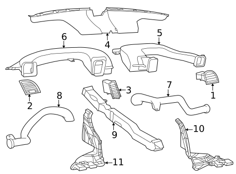 Ducts for 2014 Chrysler 300 #0