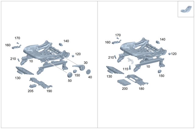 910331264 - Front Seat: Height Adjustment for Mercedes-Benz Image image