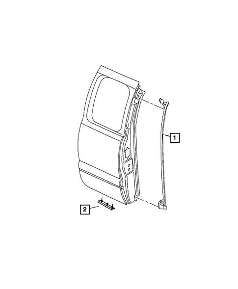 Weatherstrips and Seals for 2002 Dodge Ram 2500 #2