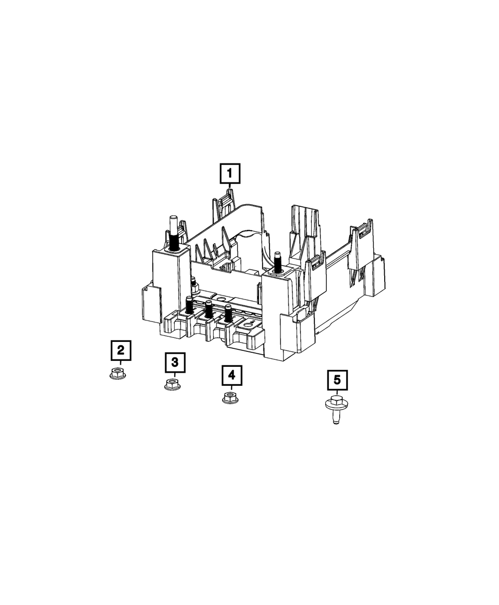 Power Module Bracket - Mopar (68657698AA)