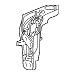 1232125050 - Engine: Rear Mount Bracket for Toyota Image