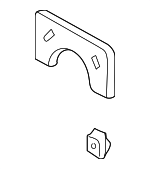 5211433130 - Body: License Bracket for Lexus: ES300, ES330 Image