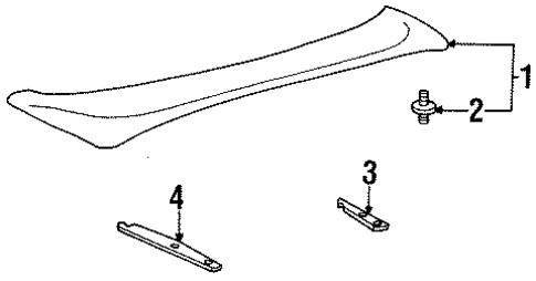 Spoiler for 1994 Toyota MR2 #0