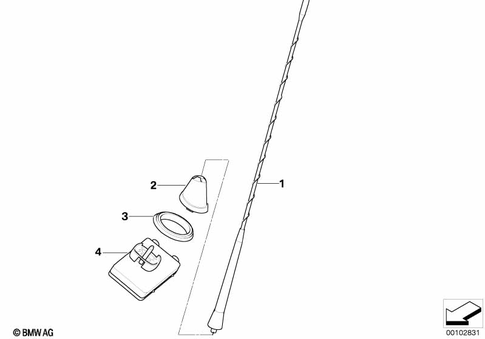 Antenna for 2007 BMW Z4 M3.2 #0