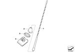 65206902689 - : Antenna Rod F Short Rod Antenna for BMW Image