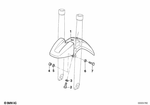 46612324395 - : Extended Lower Mudguard for BMW-Motorrad Image