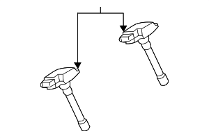 22448EZ31A - : Ignition Coil for Nissan: NV2500, NV3500, TITAN, TITAN XD Image