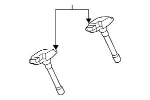 22448EZ31B - : Ignition Coil for Nissan: NV2500, NV3500, TITAN, TITAN XD Image