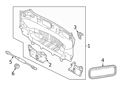 Rear Body for 2020 Lexus NX300 #0