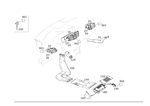 2128302554 - Heating and Ventilation: Air Vent for Mercedes-Benz Image