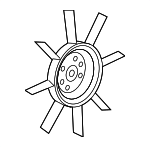 52029288AB - Unclassified: Cooling Fan for Mitsubishi: Raider Image