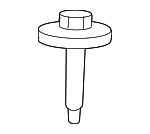 6505442AA - Cooling System: Lower Shroud Screw for Mitsubishi Image