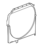 55056379AD - Cooling System: Fan Shroud for Mitsubishi Image