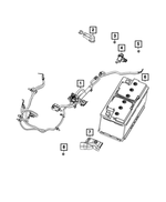 68430570AD - Electrical: Alternator and Starter Cable for Ram: 1500 Image