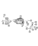 6511598AA - Power Transfer Unit: Hex Flange Head Bolt for Mopar Image