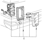 8155190A00 - : Rear Lens Combination - PASSENGER SIDE for Toyota: Land Cruiser Image