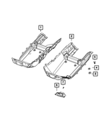 6ZM98DX9AC - Interior Trim: Front Floor Carpet for Dodge: Durango Image