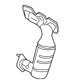 8L8Z5G232BA - Exhaust: Mnfd W/Converter for Ford: Escape | Mercury: Mariner Image