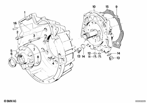 Individual Transmission Parts for 1992 BMW 850Ci #4