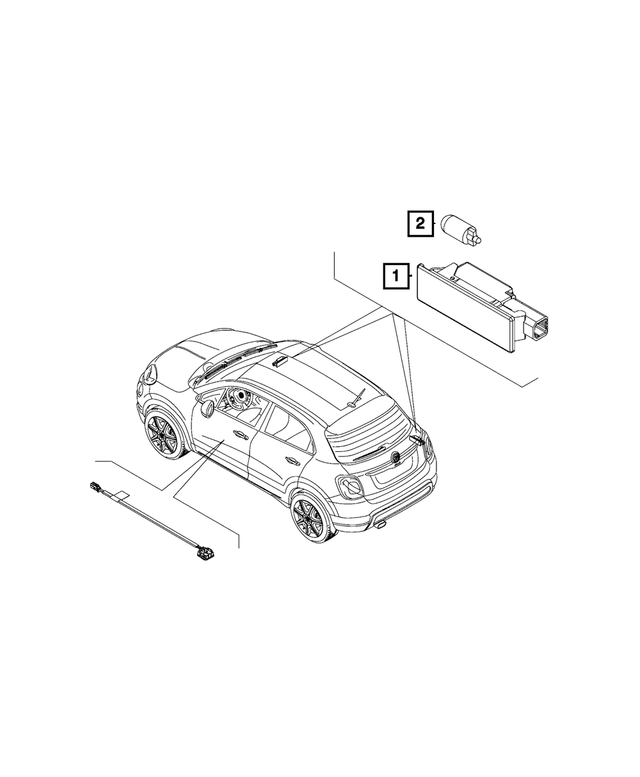68124745AA - Electrical: Courtesy Lamp for Mopar Image
