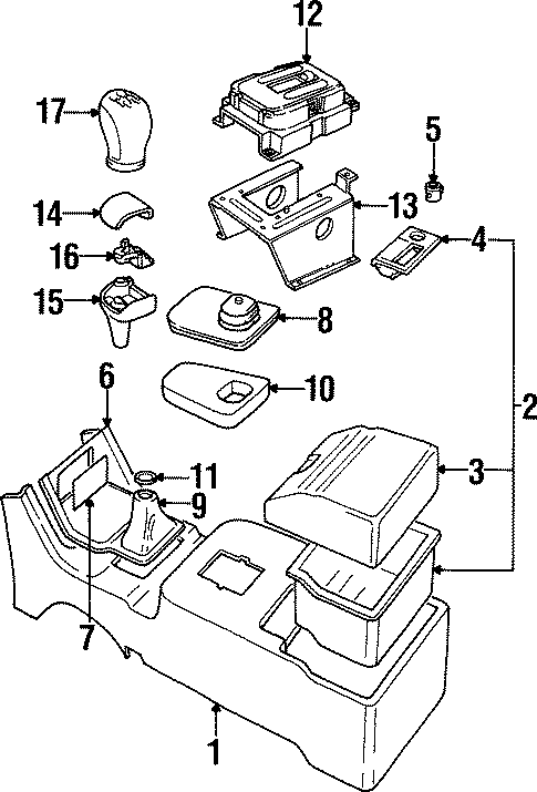 Console for 1997 Land Rover Defender 90 #0