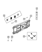 68061347AA - Body Sheet Metal Except Doors: Truck Bed Divider Grip Lock Kit for Dodge: Ram 1500 | Ram: 1500, 1500 Classic, 2500, 3500 Image