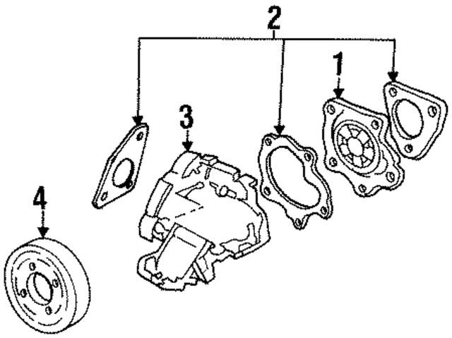 24572696 - : Engine Water Pump Housing for GM Image