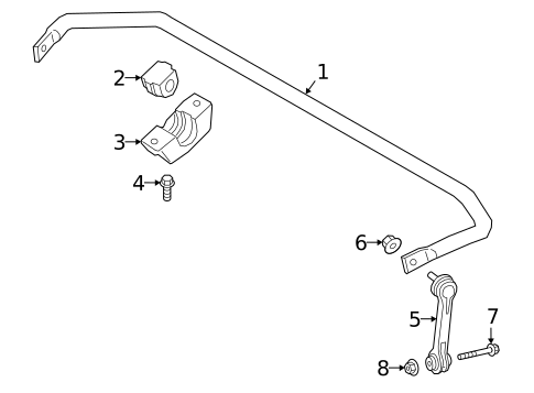 Stabilizer Bar & Components for 2021 BMW X7 #1