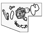 177200790164 - Cooling System: Thermostat Unit for Mercedes-Benz Image