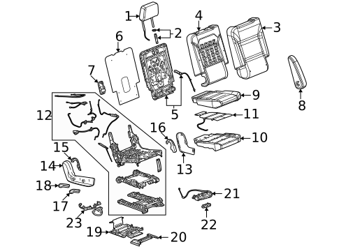 Heated Seats for 2023 Cadillac Escalade ESV #3