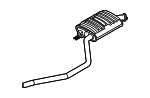 28650P7110 - Exhaust: Center Muffler for Hyundai Image