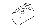 28641C8600 - Exhaust: Muffler &amp; Pipe Clamp for Hyundai Image image