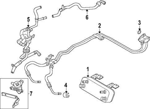 Trans Oil Cooler for 2024 Ford Ranger #0