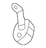 8D0253144R - Exhaust: Muffler Front Bracket for Audi: A4, A4 Quattro, A6 Image