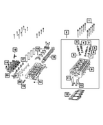 68440235AA - 1.3L Turbo; Engine: Cylinder Head Bolt for Mopar Image